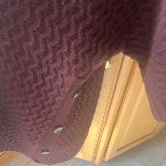 Garnet Hill Textured Cardigan, M - Picture 4 of 4